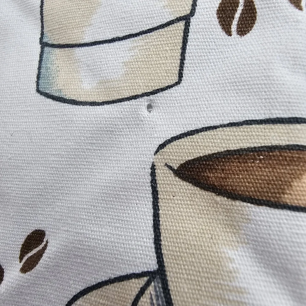7 Pc Coffee Kitchen Set 2 Oven Mitts 3 Potholders 2 Towels Printed Hot Pads Cook